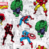 Multi Marvel Action Comic white