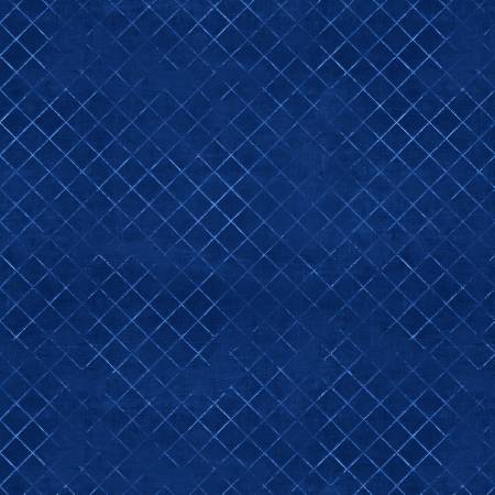 108" Blue Trellis Wide Back 7215-444