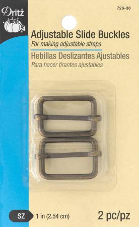 Dritz Adjustable Slide Buckles 1in 2pc