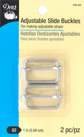 Dritz Adjustable Slide Buckles 1in 2pc