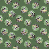 Star Wars Mandalorian & Baby Yoda Toss by Camelot Fabric