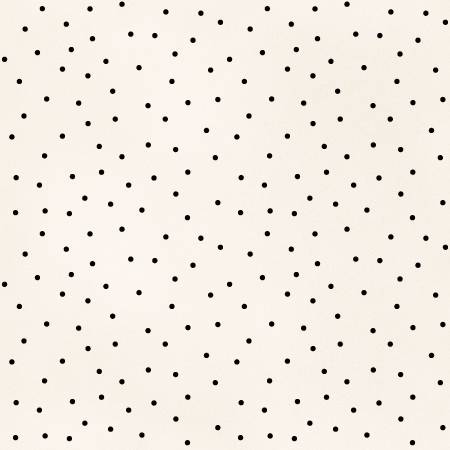 Basic Pin Dots - Natural/Black Basic Scattered Dot