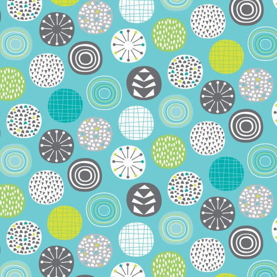 Forest Friends- Circles Aqua- 81210-3