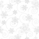Maywood Studios White on White Snowflakes