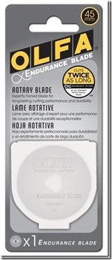Olfa Endurance 45mm Rotary Blade 1blade