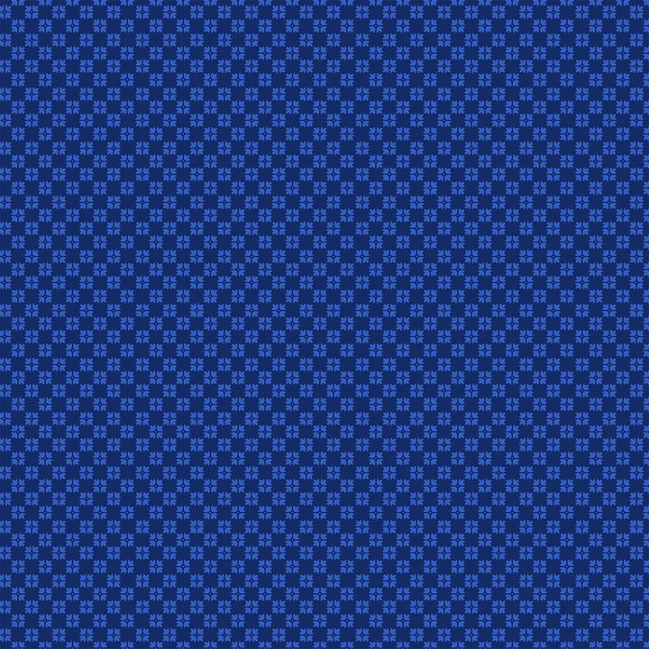 Figo Fabrics - Hampton Court - Petals Navy