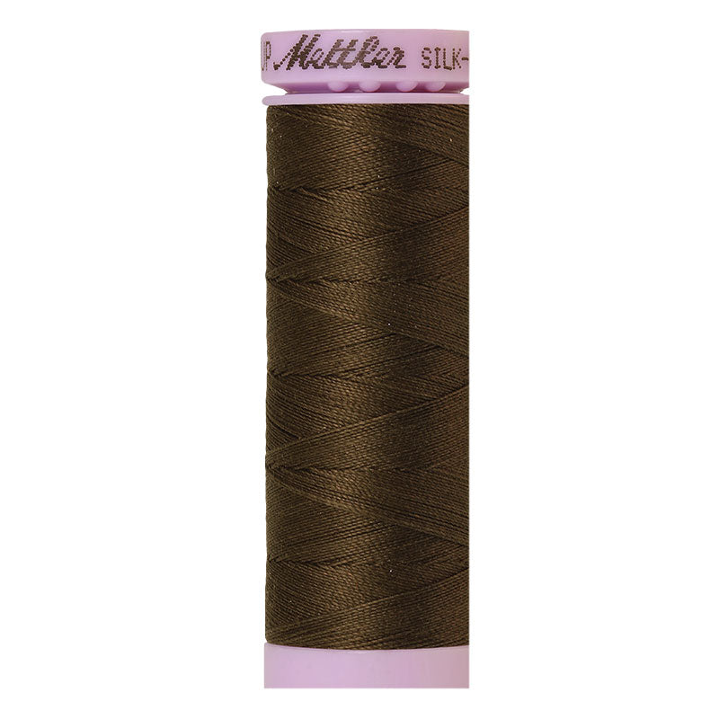Mettler Silk-finish 50wt Solid Cotton Thread 164yd/150m Olive