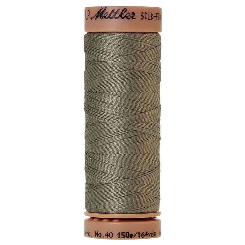 Mettler Silk-Finish 40wt Solid Cotton Thread 164yd/150M Sage