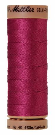 Mettler Silk-Finish 40wt Solid Cotton Thread 164yd/150M Peony