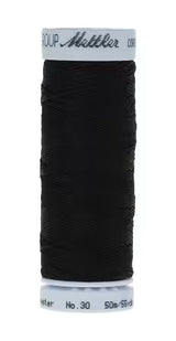 Mettler Cordonette - Black - 30wt Polyester Thread 55yd/50m