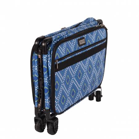 Tutto Sewing Machine Case On Wheels Extra Large 24in Blue Diamond