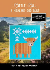 Cattle Call - a Highland Cow Quilt Pattern - Art East Quilting Co.