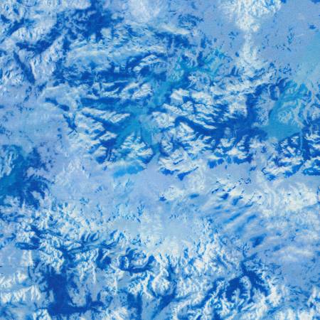 Earth Views by Karen Nyberg - Mountains Frost