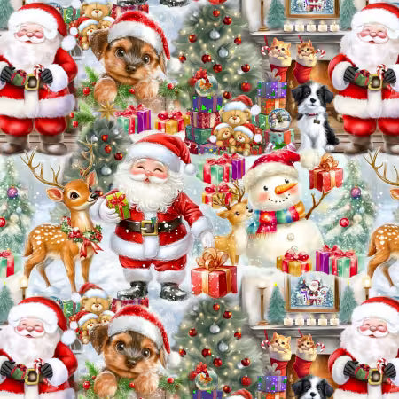 Christmas & Santa Multi - AL-7257-6C1