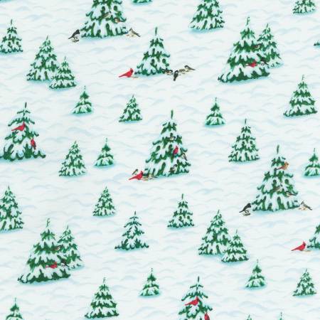 I'm Snow Cute by Robert Kaufman - Snow Covered Trees