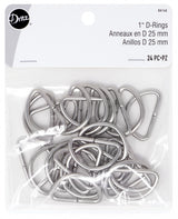 Dritz - Metal D-Ring - 24 pieces - 1"