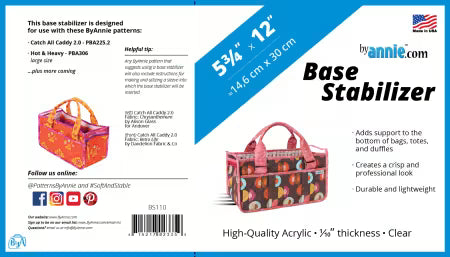 By Annie - Base Stablizer 5 3/4" x 12"
