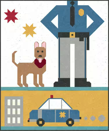 Be a Police Officer Quilt Pattern