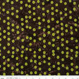 Riley Blake - Expression Batiks - Elemental -  Polka Pop - Espresso