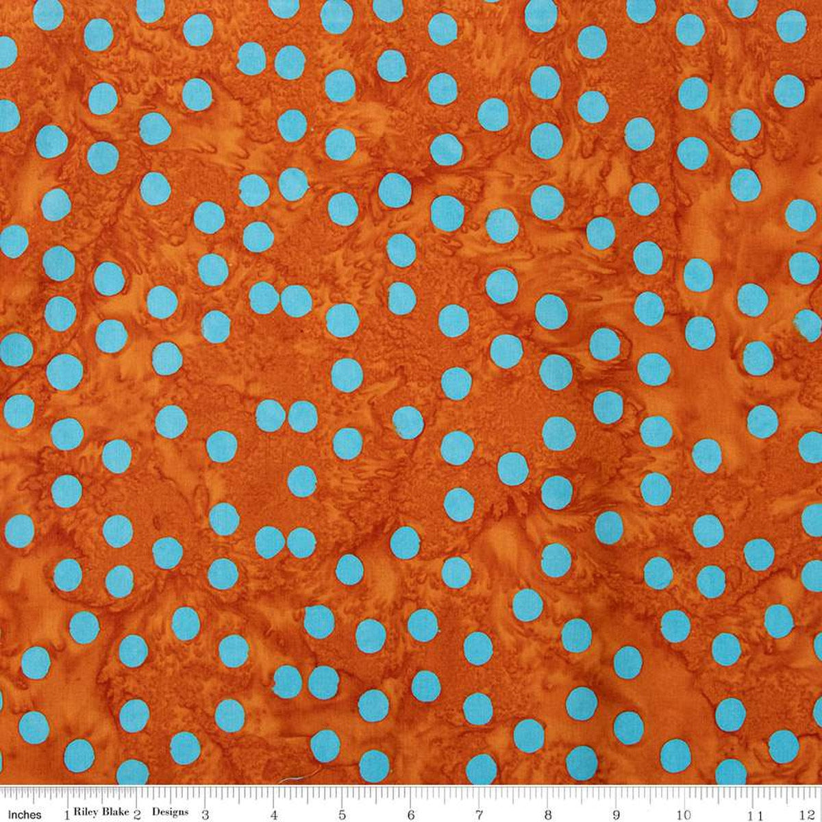 Riley Blake - Expression Batiks - Elemental -  Polka Pop - Red Fox