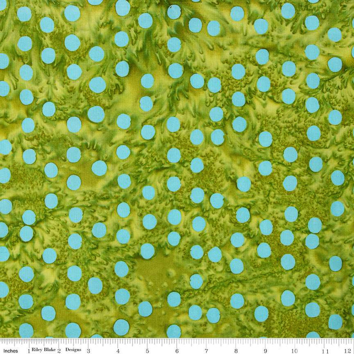 Riley Blake - Expression Batiks - Elemental -  Polka Pop - Pistachio