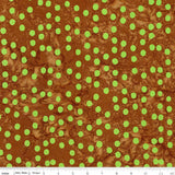 Riley Blake - Expression Batiks - Elemental -  Polka Pop - Peridot Fern
