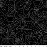 Riley Blake - Costume Maker's Act II - Web Black - C16011-BLACK