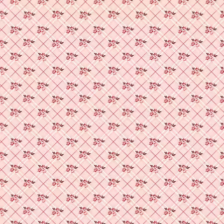 Sandy Gervais - Love you Always - Floral Plaid Pink