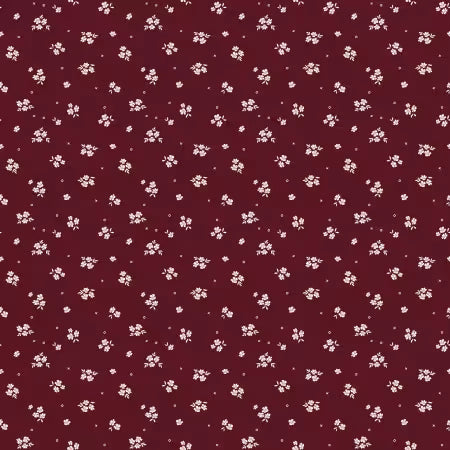 Sandy Gervais - Love you Always - Ditsy Maroon