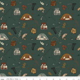 Riley Blake - Let's Wander - Gone Fishing Forest - C16881-FOREST