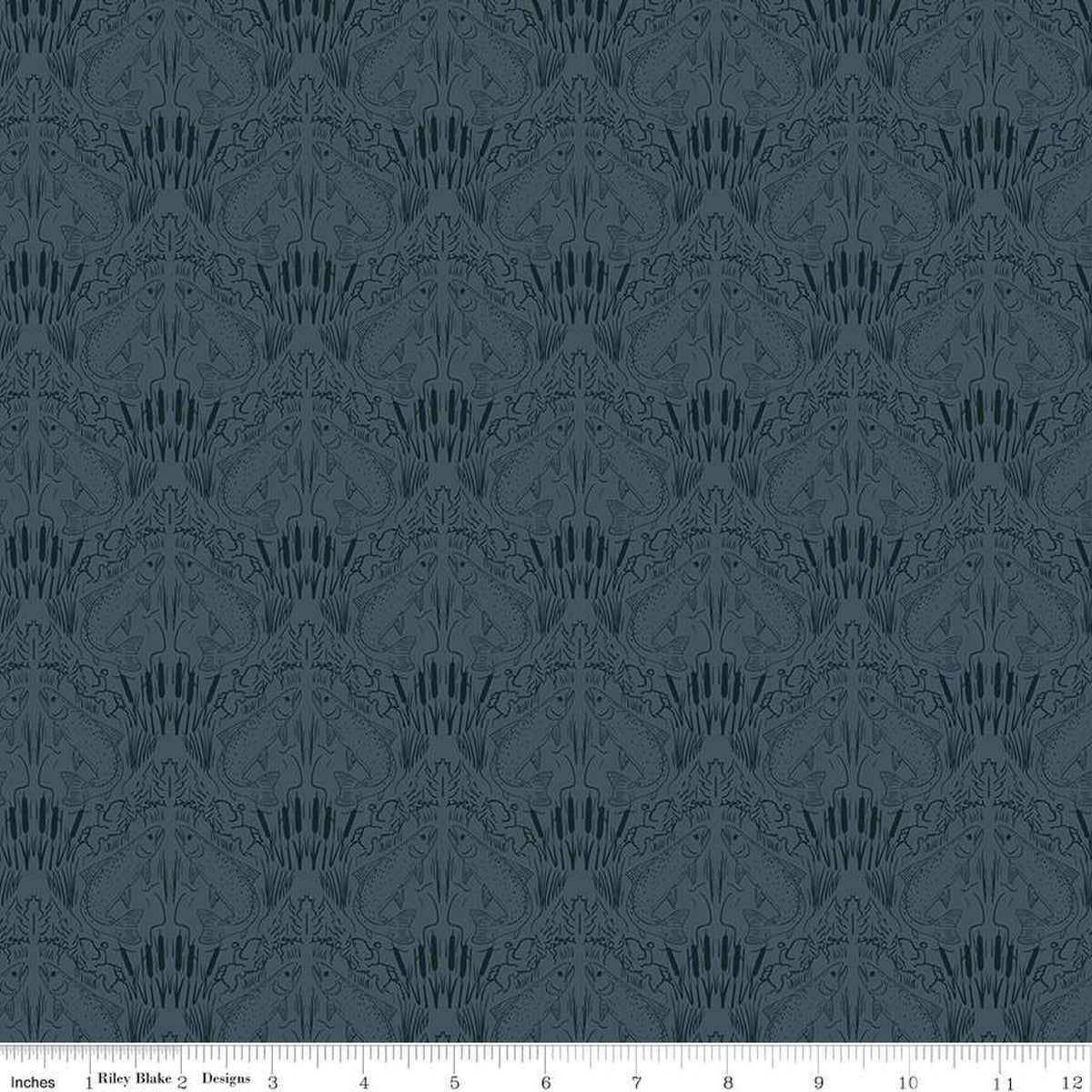 Riley Blake - Let's Wander - First Catch Blue - C16882-BLUE