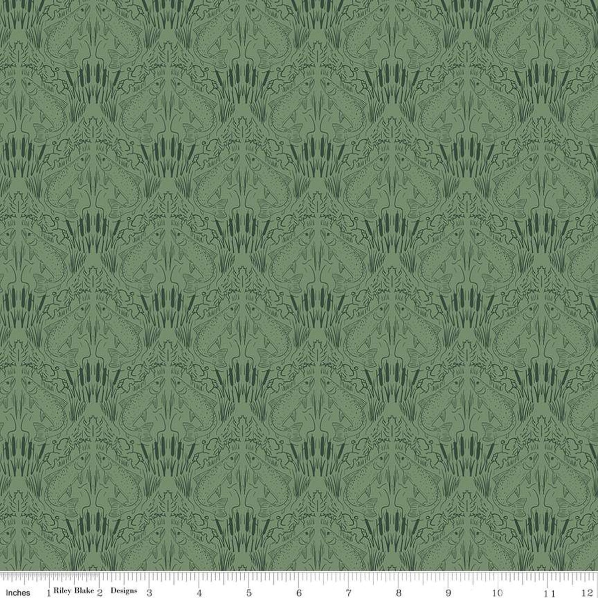 Riley Blake - Let's Wander - First Catch Sage - C16882-SAGE