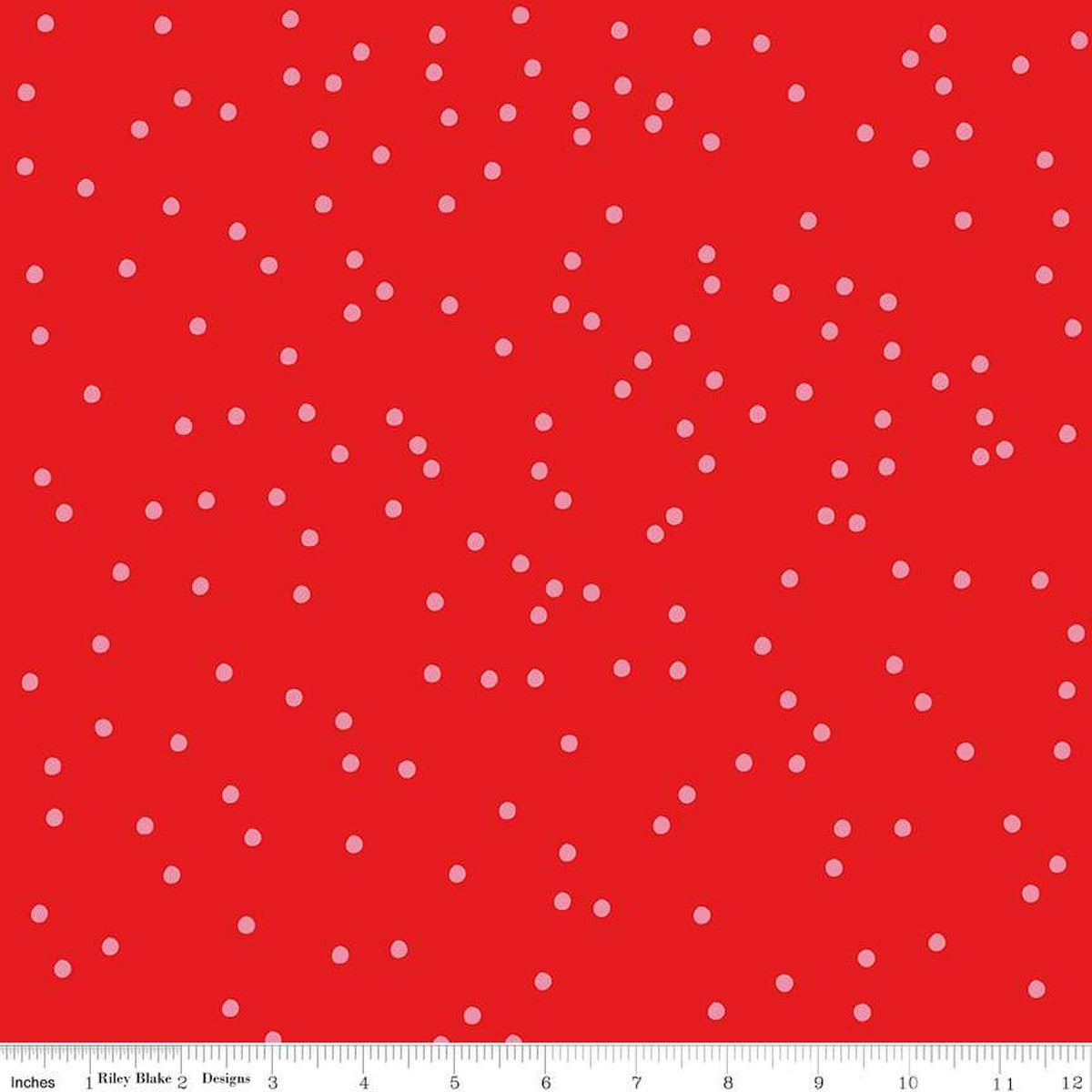 Riley Blake - On the Dot - Ruby