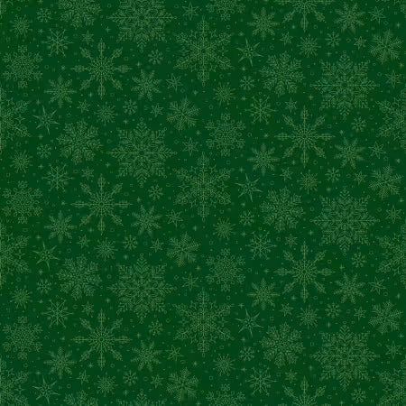 Poinsettias at Christmas - Riley Blake Designs - Green - C17635R-GREEN