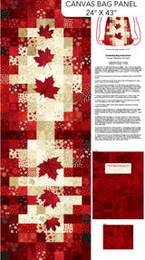 Oh Canada 14 - Stonehenge - Canvas Backpack Panel - C29024-24