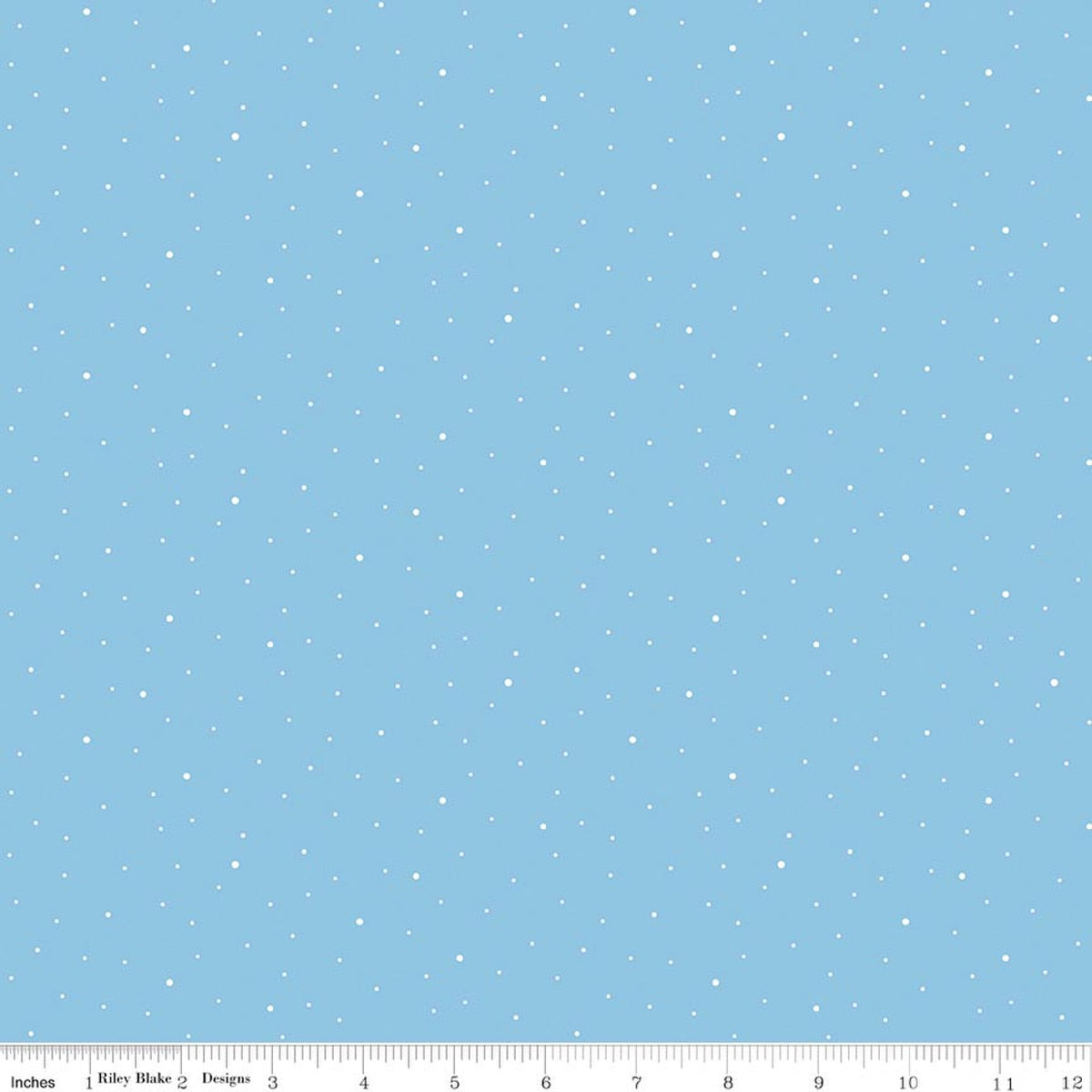 Riley Blake Collection - Dapple Dot Fabric - Boy Blue