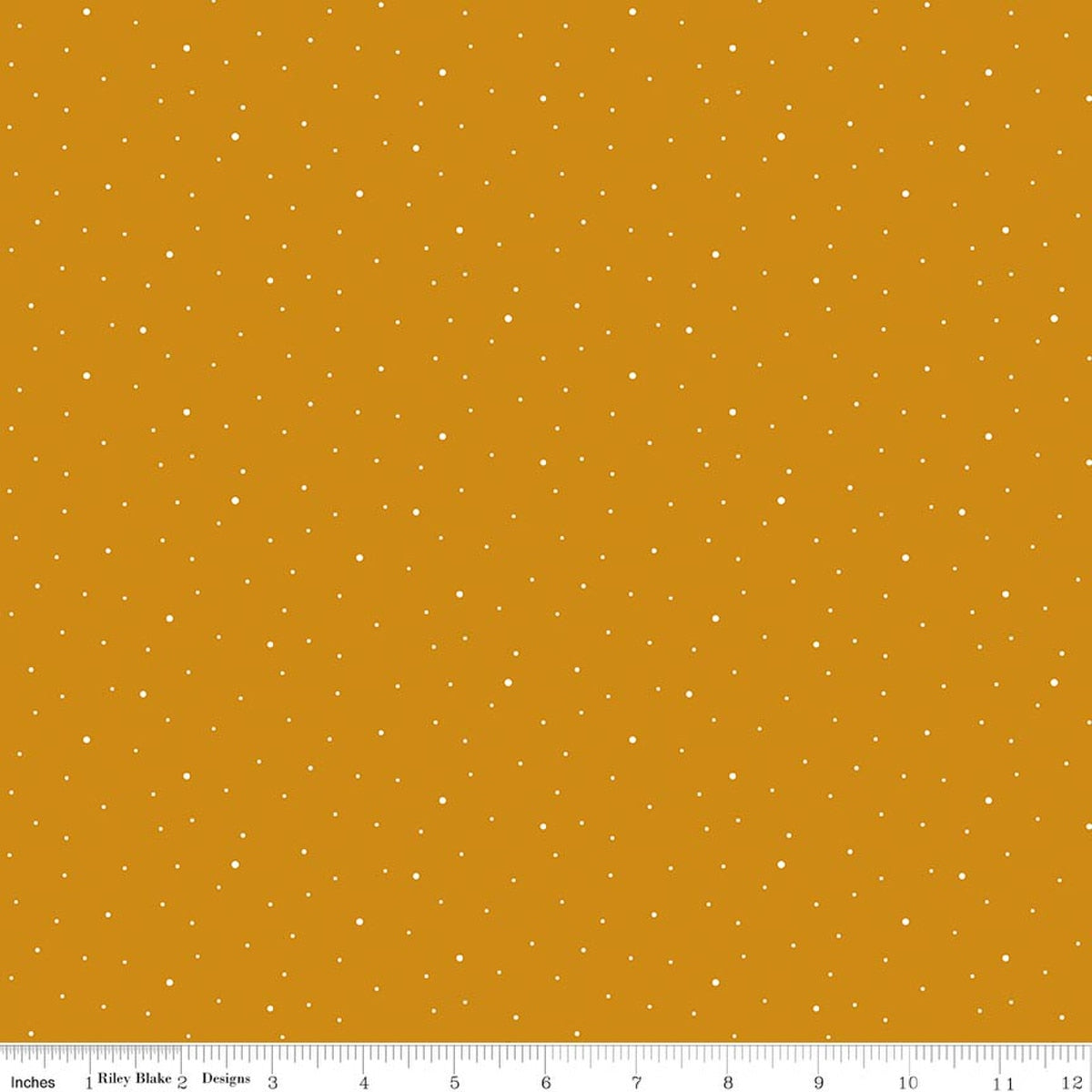 Riley Blake Collection - Dapple Dot Fabric - Butterscotch