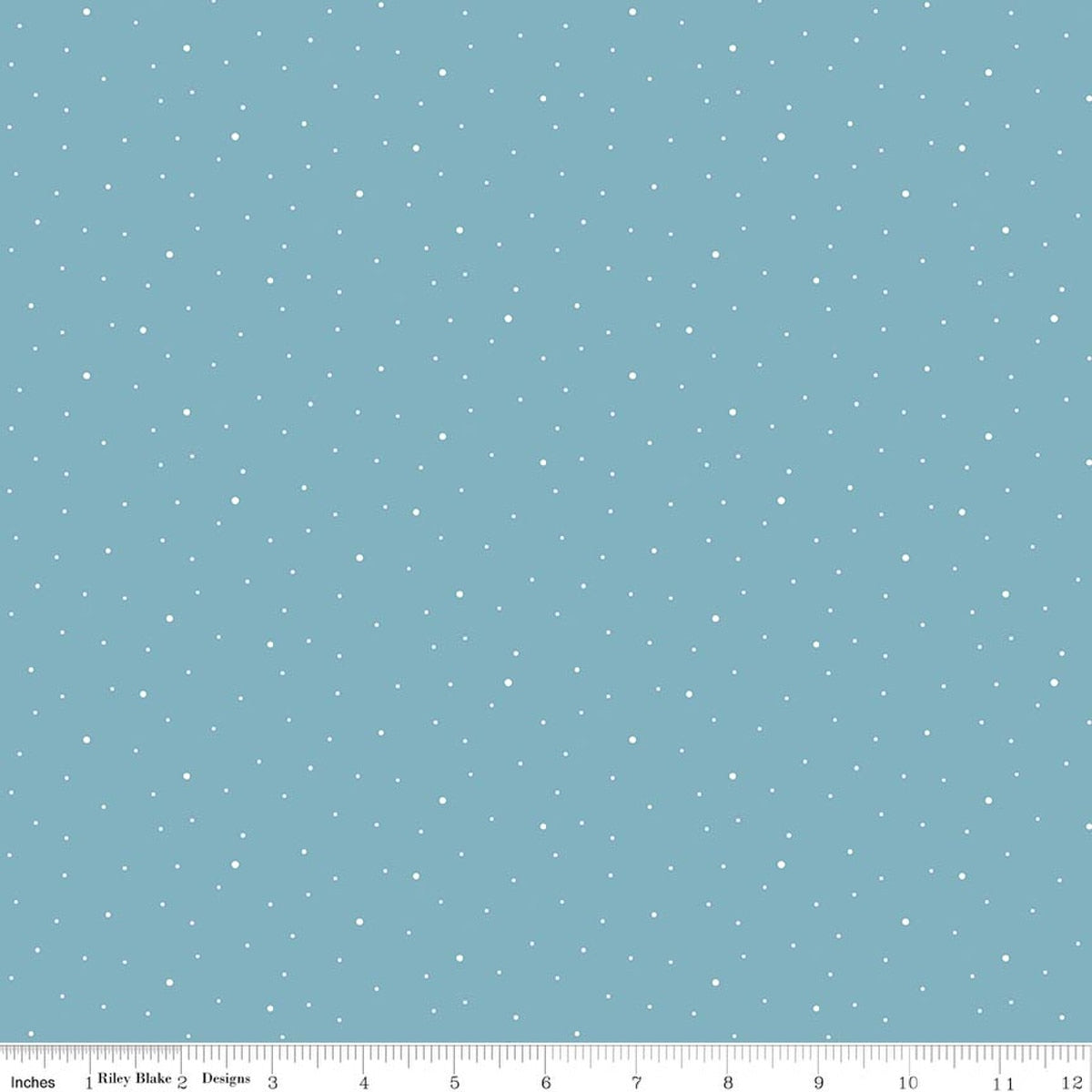 Riley Blake Collection - Dapple Dot Fabric - Cornflower