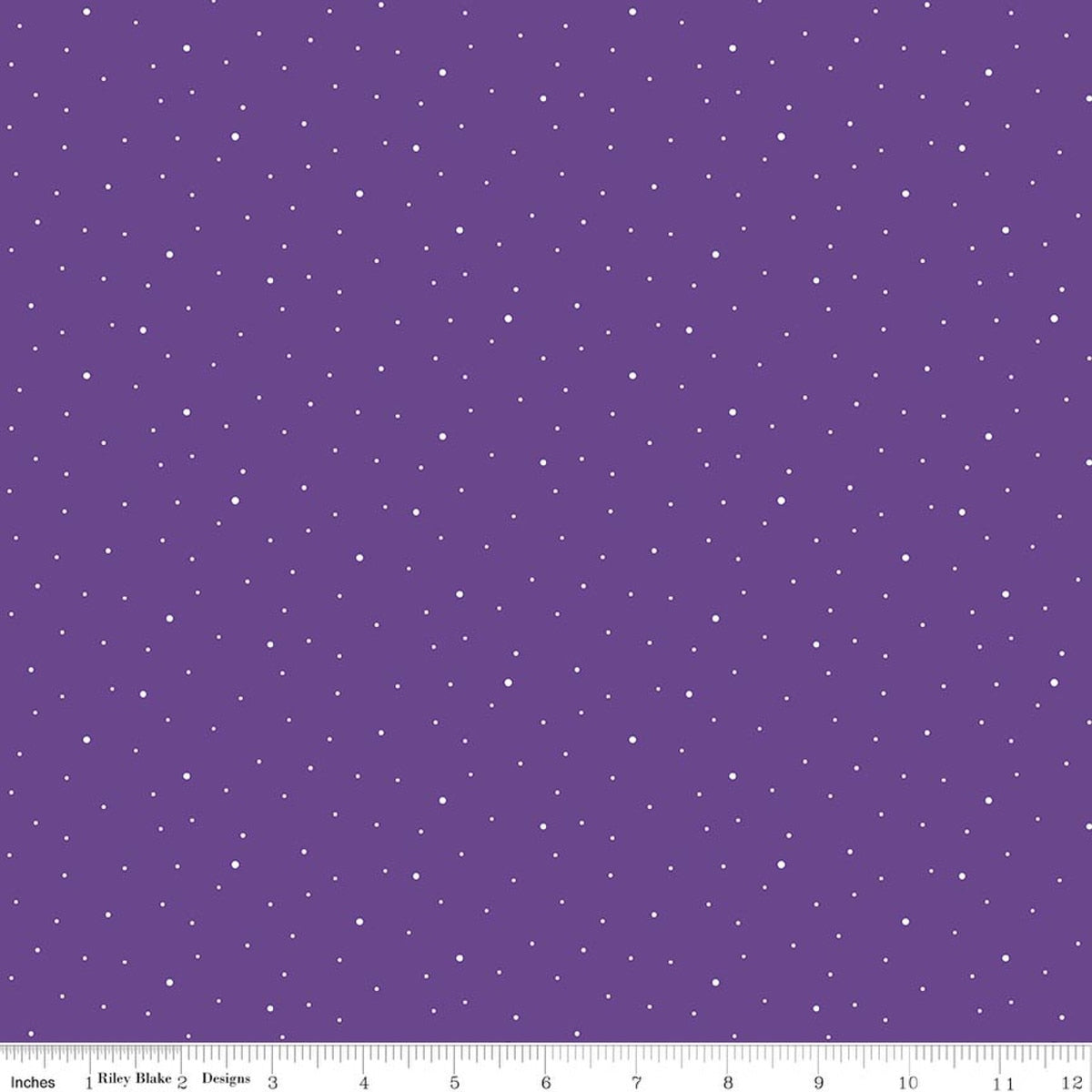 Riley Blake Collection - Dapple Dot Fabric - Iris