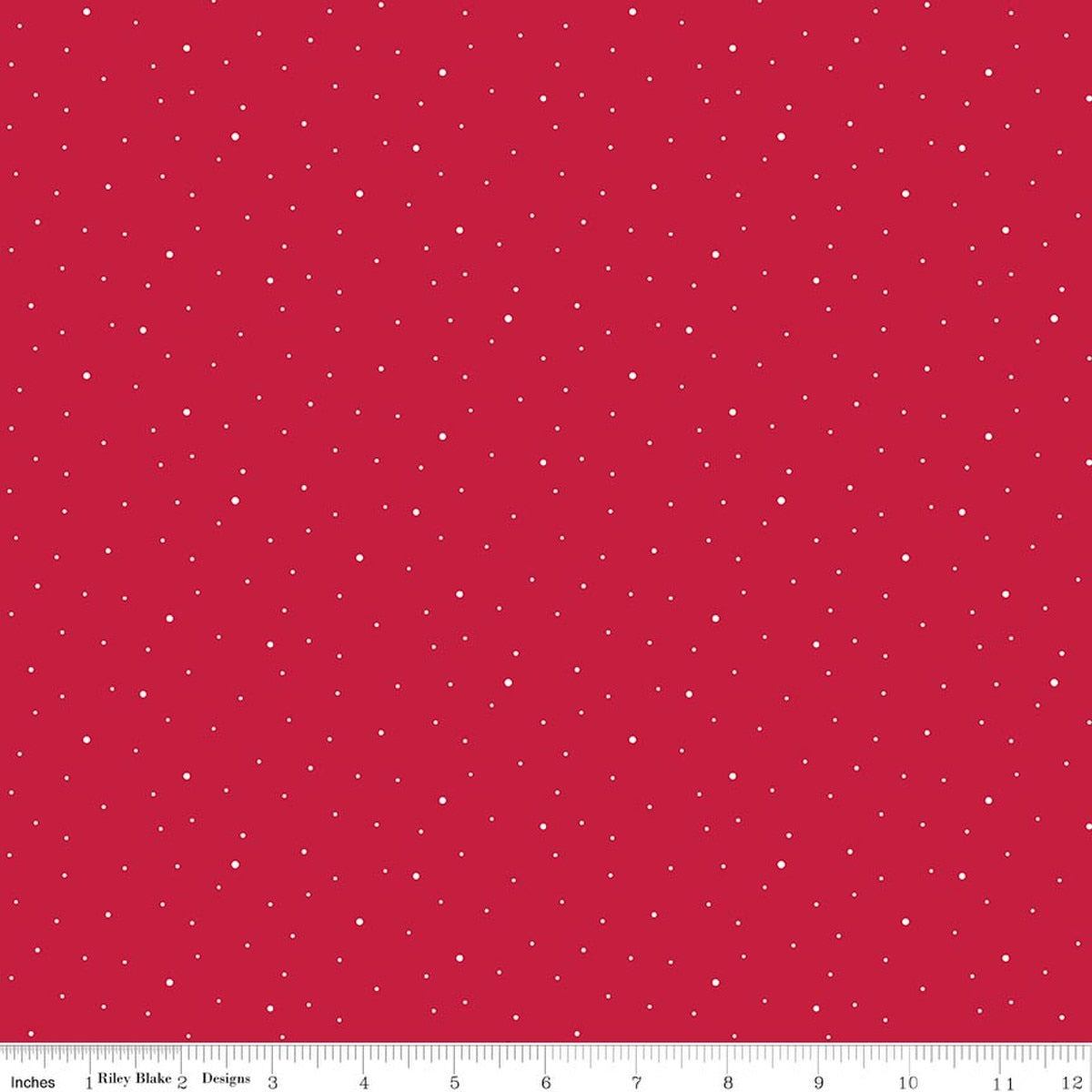 Riley Blake Collection - Dapple Dot Fabric - Jazzberry