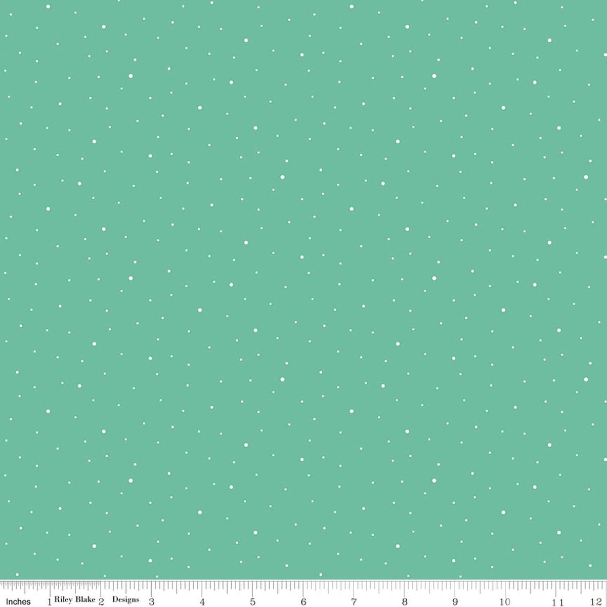 Riley Blake Collection - Dapple Dot Fabric - Leaf
