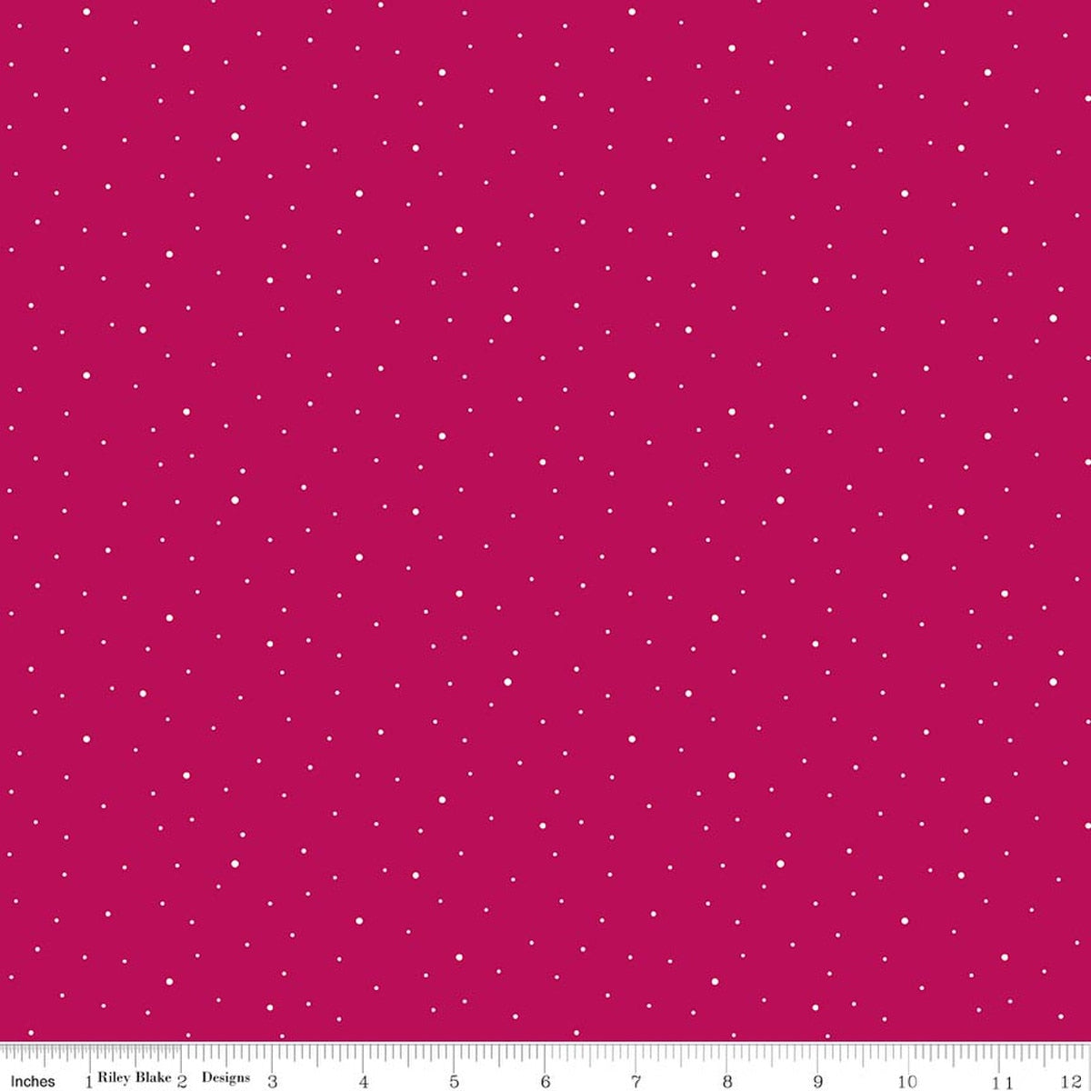 Riley Blake Collection - Dapple Dot Fabric - Magenta