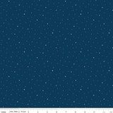 Riley Blake Collection - Dapple Dot Fabric - Oxford Blue