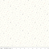 Riley Blake Collection - Dapple Dot Fabric - Off White Halloween
