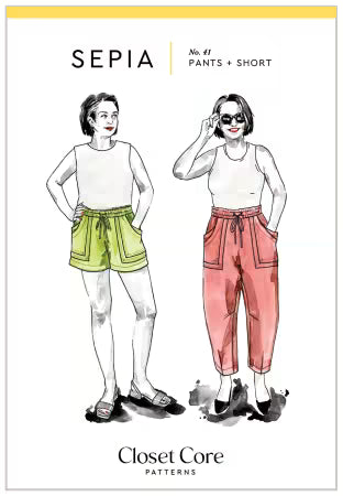 Sepia Pants and Shorts by Closet Core Patterns