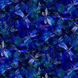 Timeless Treasures - Dragonfly Illusion - CD3207-NIGHT