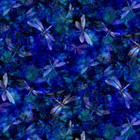 Timeless Treasures - Dragonfly Illusion - CD3207-NIGHT