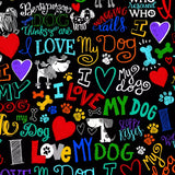 Timeless Treasures - Dogs - Black I Love My Dog - CD5710-BLACK