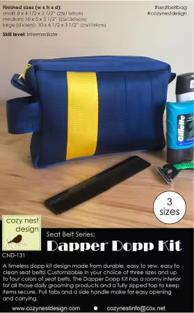 Dapper Dopp Seat Belt Kit