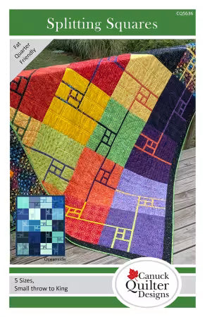 Splitting Squares Quilt Pattern